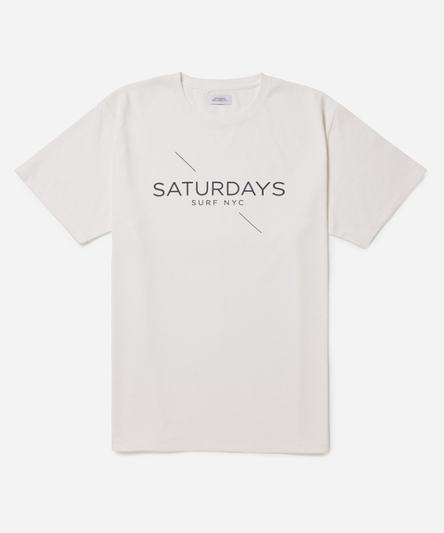 Saturdays NYC(サタデーズ ニューヨークシティ )の「Pigment Surf Tee(Tシャツ/カットソー・メンズ・ホワイト/ネイビー/ブラック・L/M/S/XL)」の2枚目の写真