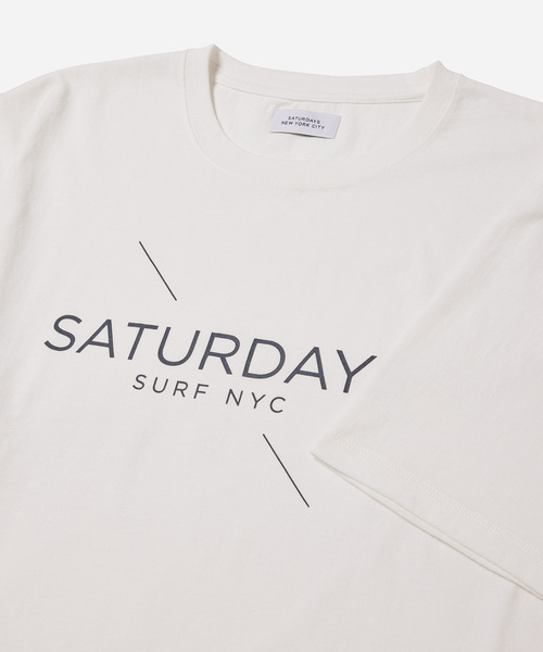 Saturdays NYC(サタデーズ ニューヨークシティ )の「Pigment Surf Tee(Tシャツ/カットソー・メンズ・ホワイト/ネイビー/ブラック・L/M/S/XL)」の11枚目の写真