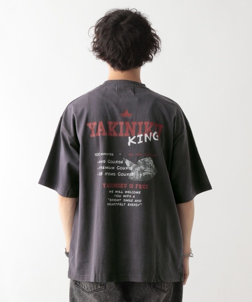 RAGEBLUE（レイジブルー）の「【焼肉きんぐ】コラボプリントTシャツ（Tシャツ/カットソー・メンズ・ブラック系その他/ブラック/オフホワイト/レッド/ライトブルー/ホワイト・MEDIUM/LARGE）」の22枚目の写真