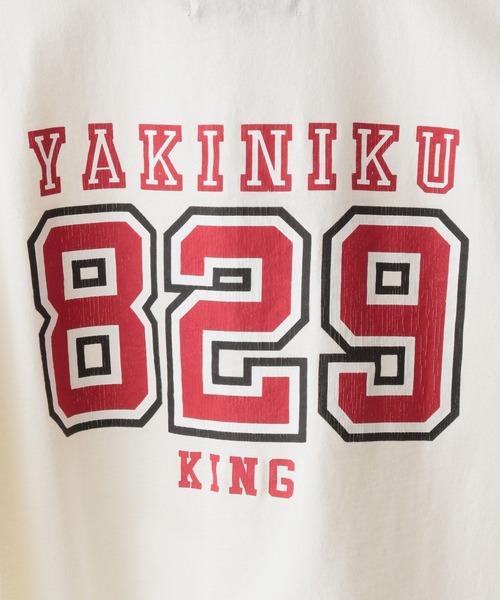 RAGEBLUE（レイジブルー）の「【焼肉きんぐ】コラボプリントTシャツ（Tシャツ/カットソー・メンズ・ブラック系その他/ブラック/オフホワイト/レッド/ライトブルー/ホワイト・MEDIUM/LARGE）」の21枚目の写真