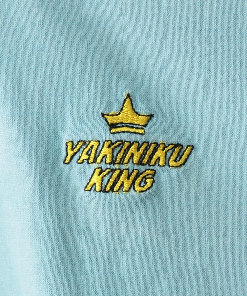 RAGEBLUE（レイジブルー）の「【焼肉きんぐ】コラボプリントTシャツ（Tシャツ/カットソー・メンズ・ブラック系その他/ブラック/オフホワイト/レッド/ライトブルー/ホワイト・MEDIUM/LARGE）」の9枚目の写真