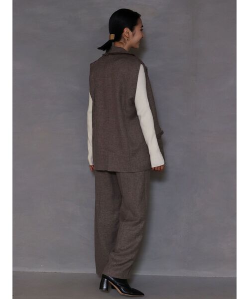 LAGUNAMOON（ラグナムーン）の「ツイードタックデザインワイドパンツ（その他パンツ・レディース・ベージュ/グレー・SMALL/MEDIUM）」の10枚目の写真