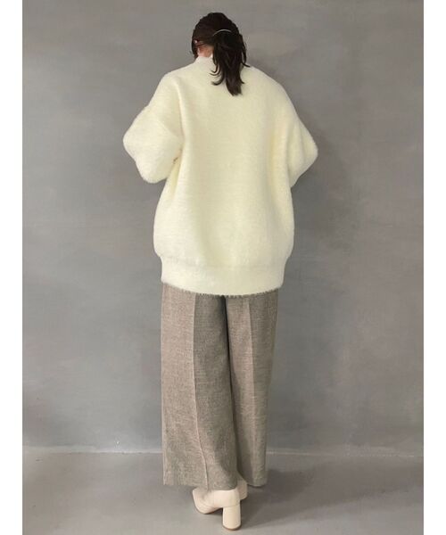 LAGUNAMOON（ラグナムーン）の「ツイードタックデザインワイドパンツ（その他パンツ・レディース・ベージュ/グレー・SMALL/MEDIUM）」の19枚目の写真