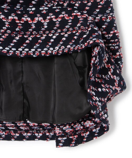 ANAYI（アナイ）の「ジャガードツイードニットドッキング ワンピース