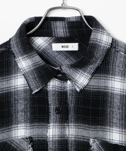 WEGO（ウィゴー）の「WEGO/オンブレチェックショートシャツ（シャツ/ブラウス・レディース・ブラック系その他2/イエロー系その他3・FREE）」の19枚目の写真