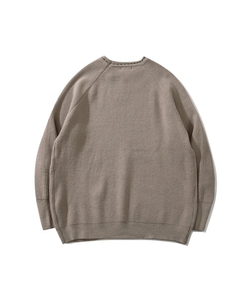 aimoha(アイモハ)の「aimoha men 刺繍ステッチワイドバルーンスリーブ セーター(ニット/セーター・メンズ・ベージュ/ブラック・XL/L/M)」の22枚目の写真