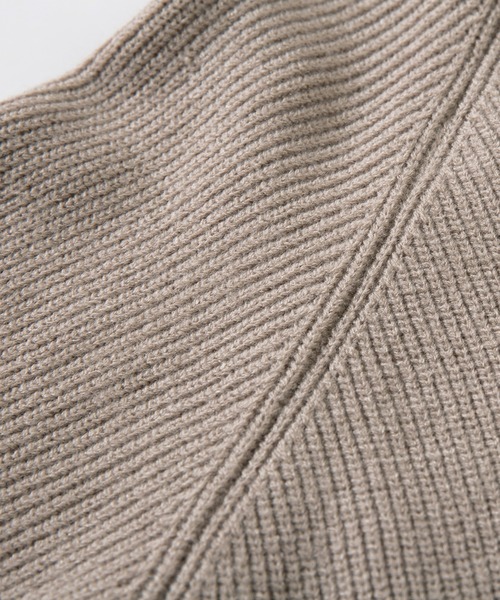 aimoha(アイモハ)の「aimoha men 刺繍ステッチワイドバルーンスリーブ セーター(ニット/セーター・メンズ・ベージュ/ブラック・XL/L/M)」の12枚目の写真