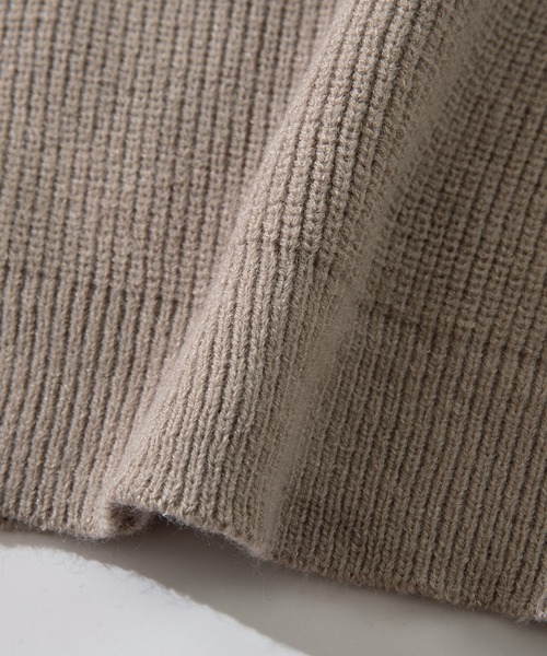 aimoha(アイモハ)の「aimoha men 刺繍ステッチワイドバルーンスリーブ セーター(ニット/セーター・メンズ・ベージュ/ブラック・XL/L/M)」の18枚目の写真