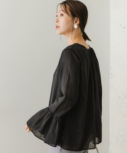 F by ROSSO（エフバイロッソ）の「F by ROSSO　ベルスリーブ2WAYブラウス（シャツ/ブラウス・レディース・オフホワイト/ブラック/ベージュ・FREE）」の12枚目の写真