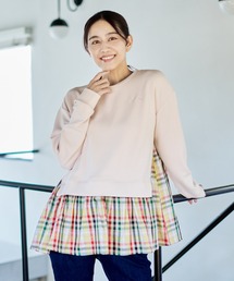 Arnold Palmer | パーマーチェック レイヤー スポンジング スウェット(スウェット)