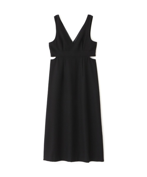 FREE'S MART（フリーズマート）の「◆カットアウトＶネックジャンパースカート（ワンピース・レディース・ブラック/ベージュ・MEDIUM/SMALL）」の21枚目の写真