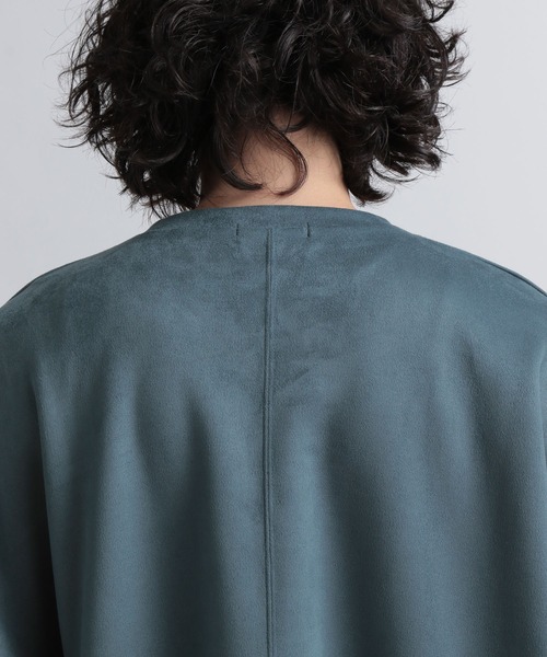 HARE（ハレ）の「スウェードライクプルオーバー(HARE)（スウェット・メンズ・グレー/ブラック/ブルー/グレー系その他/パープル・MEDIUM/SMALL）」の17枚目の写真