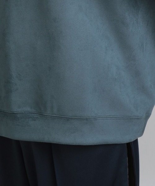 HARE（ハレ）の「スウェードライクプルオーバー(HARE)（スウェット・メンズ・グレー/ブラック/ブルー/グレー系その他/パープル・MEDIUM/SMALL）」の20枚目の写真