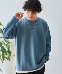 RAGEBLUE（レイジブルー）の「プチ刺繍/カットスウェードフェイクレイヤードTシャツ（Tシャツ/カットソー・メンズ）」