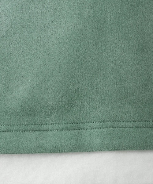 RAGEBLUE(レイジブルー)の「プチ刺繍/カットスウェードフェイクレイヤードTシャツ(Tシャツ/カットソー・メンズ・グレー/ブルー/ホワイト/グリーン・MEDIUM/LARGE)」の7枚目の写真