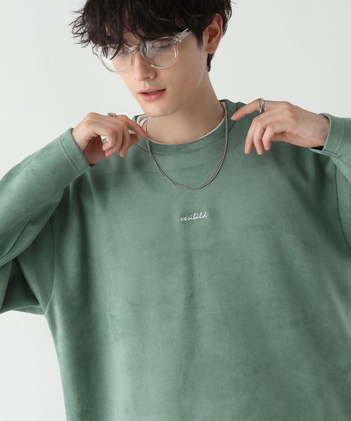 RAGEBLUE(レイジブルー)の「プチ刺繍/カットスウェードフェイクレイヤードTシャツ(Tシャツ/カットソー・メンズ・グレー/ブルー/ホワイト/グリーン・MEDIUM/LARGE)」の20枚目の写真