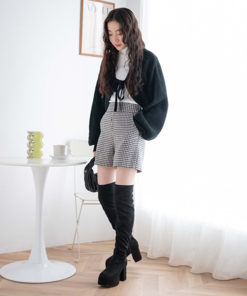 WEGO（ウィゴー）の「WEGO/ニーハイブーツ（ブーツ・レディース・ブラック/ブラック系その他/その他1・LARGE/MEDIUM）」の8枚目の写真