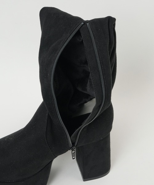 WEGO（ウィゴー）の「WEGO/ニーハイブーツ（ブーツ・レディース・ブラック/ブラック系その他/その他1・LARGE/MEDIUM）」の13枚目の写真