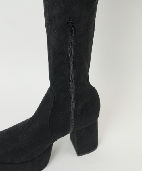 WEGO（ウィゴー）の「WEGO/ニーハイブーツ（ブーツ・レディース・ブラック/ブラック系その他/その他1・LARGE/MEDIUM）」の9枚目の写真