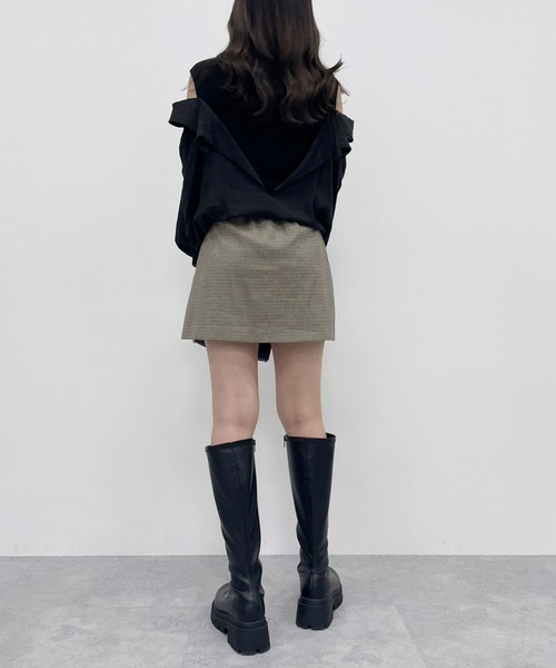 Heather（ヘザー）の「ドッキングシアーシャツ　975619（シャツ/ブラウス・レディース・ブラウン/ブラック/ピンク/ホワイト・FREE）」の16枚目の写真