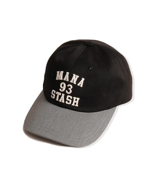 MANASTASH(マナスタッシュ)の「MANASTASH/マナスタッシュ/COLLEGE LOGO CAP/カレッジロゴキャップ(キャップ・メンズ・ブラック/オリーブ系/ネイビー・F)」の2枚目の写真