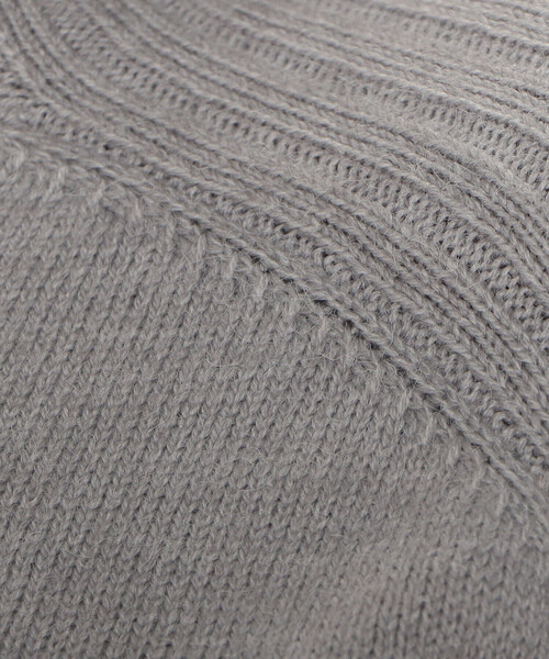 COMME CA ISM（コムサイズム）の「ハイネック カラーニット（ニット/セーター・レディース・パープル系/グリーン/ベージュ/ブラック/グレー/ブルー/サックスブルー/ホワイト/ピンク/チャコール・MEDIUM/LARGE）」の21枚目の写真