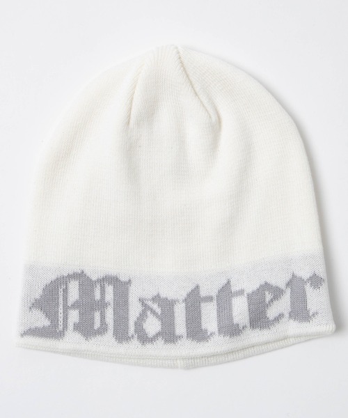 WEGO(ウィゴー)の「WEGO/ロゴニットワッチ(ニットキャップ/ビーニー・レディース・ブラック/ホワイト・FREE)」の4枚目の写真