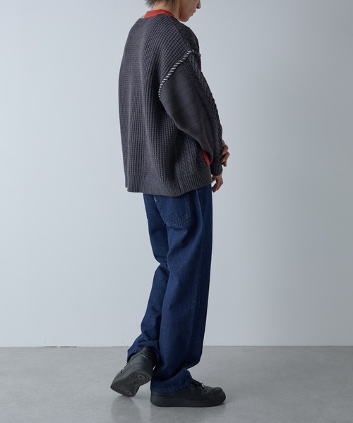 COLONY 2139（コロニートゥーワンスリーナイン）の「ストレートデニム（デニムパンツ・メンズ・ネイビー/ブルー・X-LARGE/MEDIUM/LARGE/SMALL）」の14枚目の写真