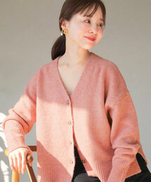 [ 田中亜希子さんコラボ ]フラッフィーニットカーディガン