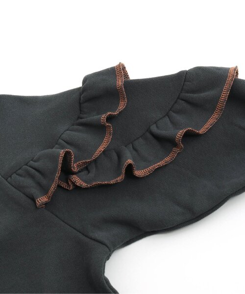 BREEZE（ブリーズ）の「フリルトレーナー（スウェット・キッズ・アイボリー/ピンク/チャコール・100/110/90/120/130/140/80）」の8枚目の写真