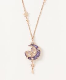 ANNA SUI（アナスイ）の「月 蝶モチーフ ネックレス（ネックレス