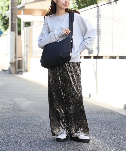 Legato Largo(レガートラルゴ)の「【Legato Largo】LG-F3162 パデットナイロンハンモックA4ワンショルダー ※(ショルダーバッグ・レディース・ベージュ/グリーン/ブラウン/ブラック・FREE)」の22枚目の写真