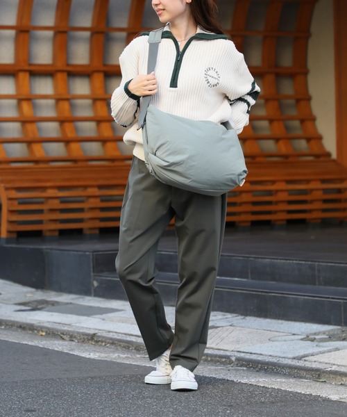 Legato Largo(レガートラルゴ)の「【Legato Largo】LG-F3162 パデットナイロンハンモックA4ワンショルダー ※(ショルダーバッグ・レディース・ベージュ/グリーン/ブラウン/ブラック・FREE)」の15枚目の写真