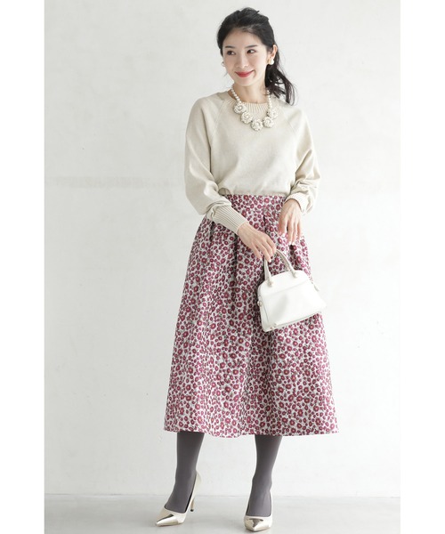 cawaii(カワイイ)の「華やぐ煌めきラメ クルーネックニット Back to BASICS(ニット/セーター・レディース・ベージュ/グレー・FREE)」の16枚目の写真