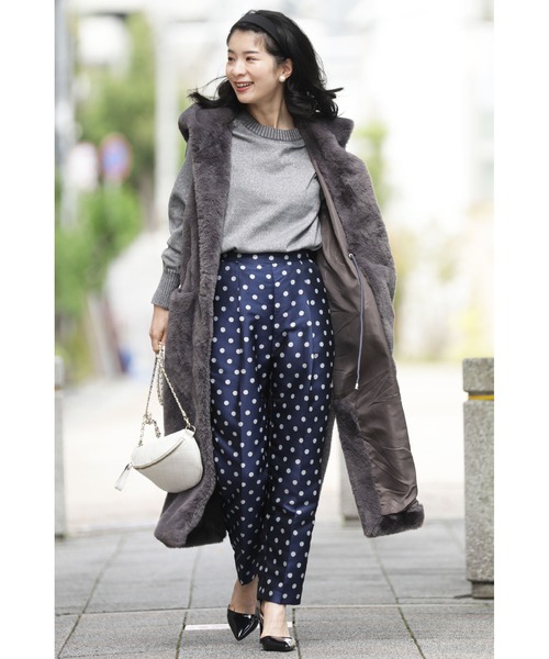cawaii(カワイイ)の「華やぐ煌めきラメ クルーネックニット Back to BASICS(ニット/セーター・レディース・ベージュ/グレー・FREE)」の22枚目の写真