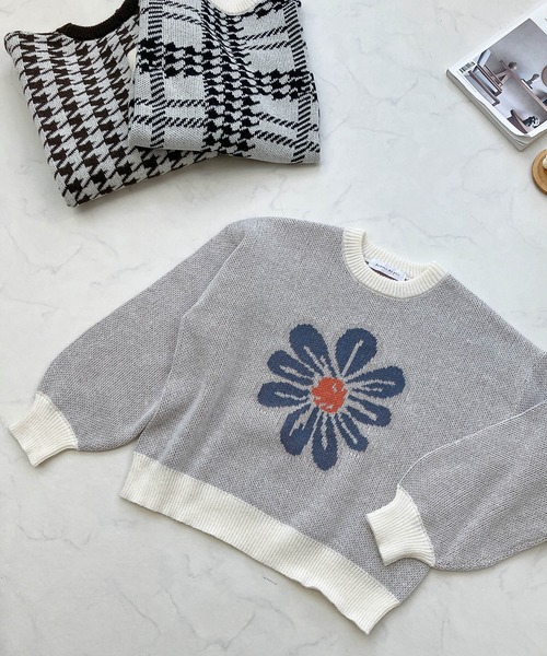 AS KNOW AS plus（アズノゥアズプラス）の「☆アソートジャカードふわニットプルオーバー（ニット/セーター・レディース・ホワイト系その他/ブラック系その他/ブラウン系その他/グリーン系その他・FREE）」の16枚目の写真