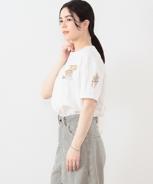 BEAMS BOY（ビームスボーイ）の「テーラー東洋 × BEAMS BOY / 別注 ALASKA Tシャツ（Tシャツ/カットソー・レディース・ホワイト/ブラック・FREE）」の8枚目の写真