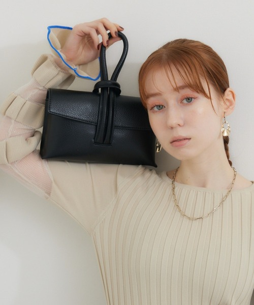 Paradise Picnic（パラダイスピクニック）の「MILLELA FOREMZE　ループハンドルバッグ（ハンドバッグ・レディース・ベージュ/ホワイト/ブラック/シルバー/ゴールド/レッド・FREE）」の3枚目の写真