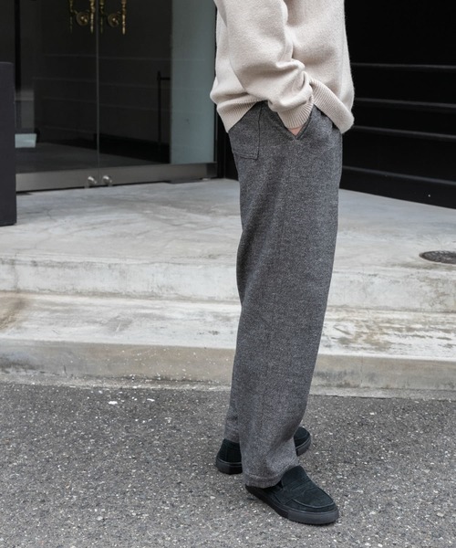 FORK&SPOON（フォークアンドスプーン）の「FORK&SPOON　ブラッシュドパンツ（その他パンツ・メンズ・ネイビー/グレー系その他・4/5）」の4枚目の写真