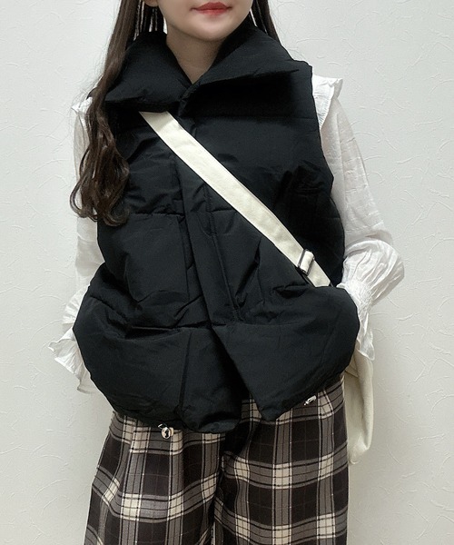 Cham.（チャム）の「ワイドチェックパンツ（その他パンツ・レディース・ブラウン・F）」の2枚目の写真