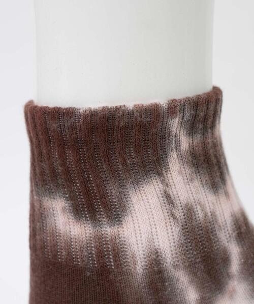 WEGO(ウィゴー)の「WEGO/タイダイソックス(ソックス/靴下・メンズ・ブラック/ブラウン/グリーン/イエロー/サックスブルー・25-27CM)」の10枚目の写真