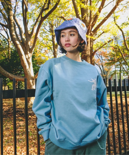 UNION(UNION TOKYO)(ユニオン)の「UNION TOKYO WHAT ABOUT CREW ユニオントーキョー スウェット(スウェット・メンズ・ブラック/ブルー系その他/マルーン・SMALL/MEDIUM/LARGE/X-LARGE/XX-LARGE)」の3枚目の写真