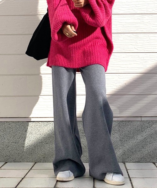 Q（キュー）の「ニットパンツ（その他パンツ）」 - WEAR