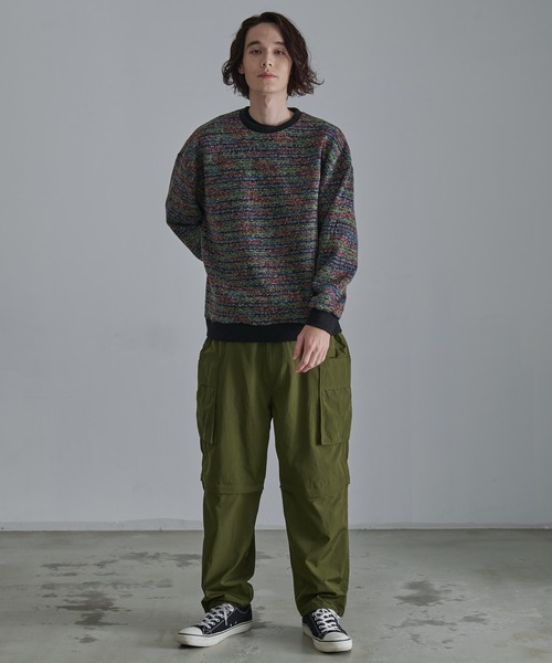 Revo.(レボ)の「Revo. ミックスカラーボーダー クルーネック(ニット/セーター・メンズ・A/B/C・M/L)」の17枚目の写真