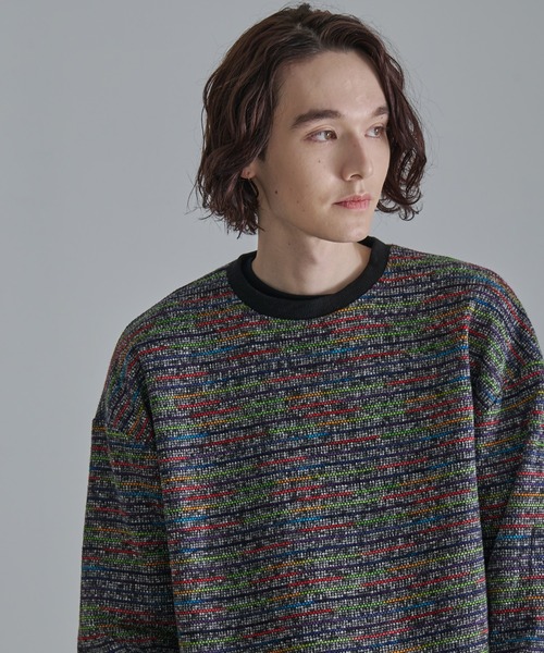 Revo.(レボ)の「Revo. ミックスカラーボーダー クルーネック(ニット/セーター・メンズ・A/B/C・M/L)」の5枚目の写真