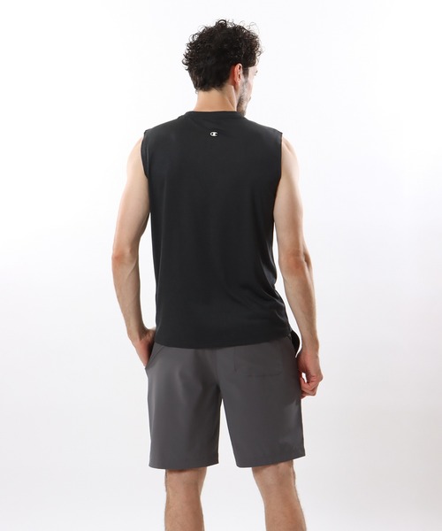 Champion（チャンピオン）の「【Champion/チャンピオン】メンズ スポーツ タンクトップ（タンクトップ・メンズ・チャコール/ネイビー/ホワイト/ブラック・X-LARGE/LARGE/MEDIUM）」の7枚目の写真
