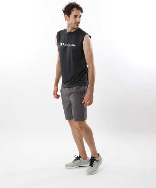 Champion（チャンピオン）の「【Champion/チャンピオン】メンズ スポーツ タンクトップ（タンクトップ・メンズ・チャコール/ネイビー/ホワイト/ブラック・X-LARGE/LARGE/MEDIUM）」の10枚目の写真