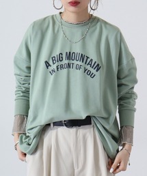 Printed fleece sweatshirt / プリント裏毛スウェットトレーナー unisex