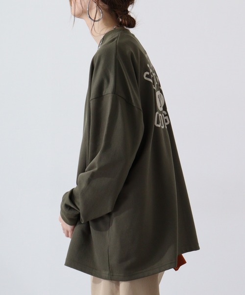 FUNALIVE(ファンアライブ)の「Printed fleece sweatshirt / プリント裏毛スウェットトレーナー unisex(スウェット・メンズ・モカ/ベージュ/ミント/ネイビー系1/ライトグリーン/ベージュ系/カーキ/オートミール/ホワイト系/ブルー・XL/M/L)」の20枚目の写真