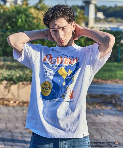 PLAYBOY（プレイボーイ）の「【SEQUENZ】PBHC FLYER S/S TEE 